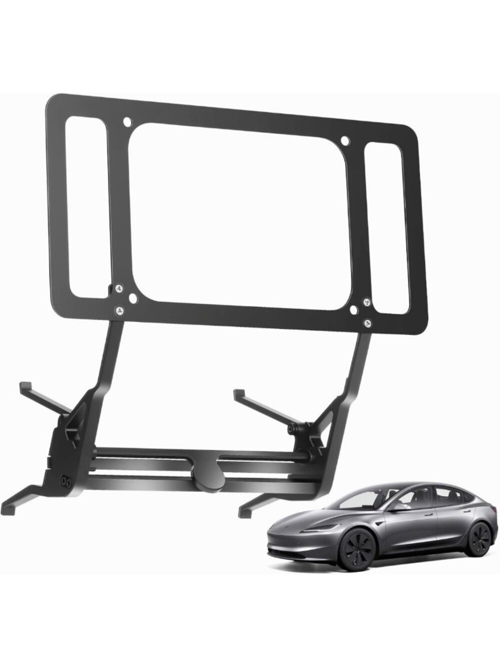 Front License Plate Holder for Tesla Model 3 - No Drill, Paint-Safe, Anti-Theft